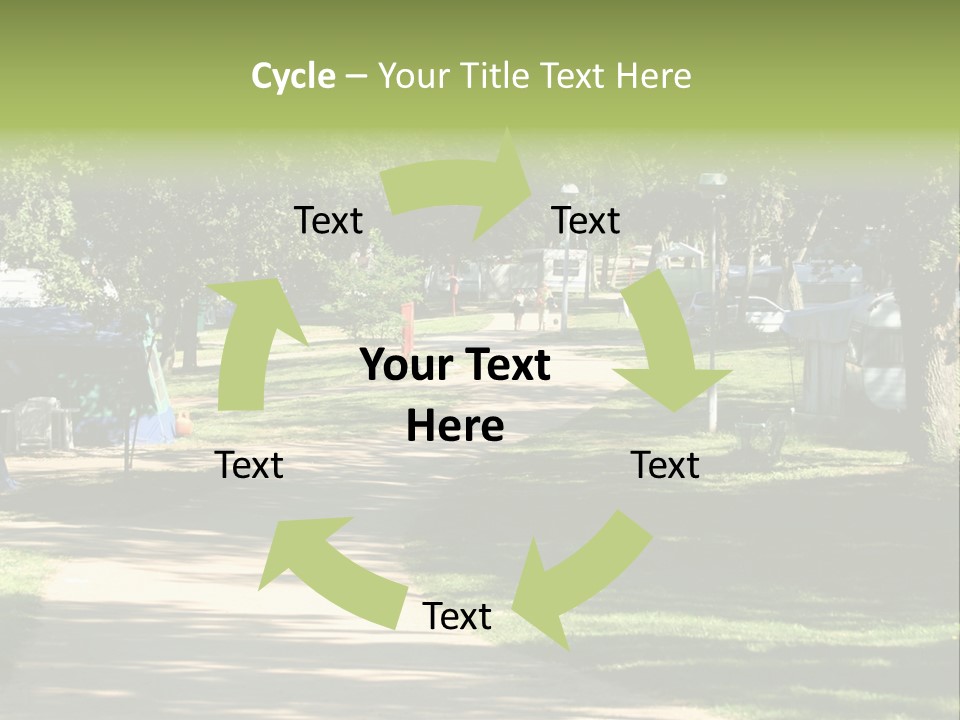 Mountain Camping In Novigrad - Croatia PowerPoint Template