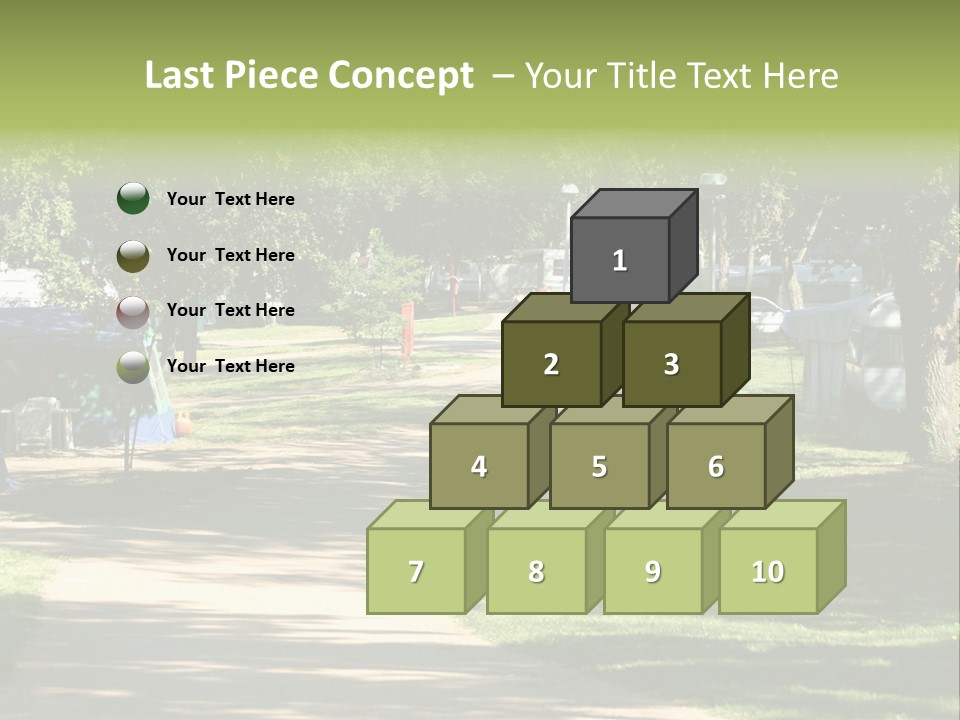 Mountain Camping In Novigrad - Croatia PowerPoint Template