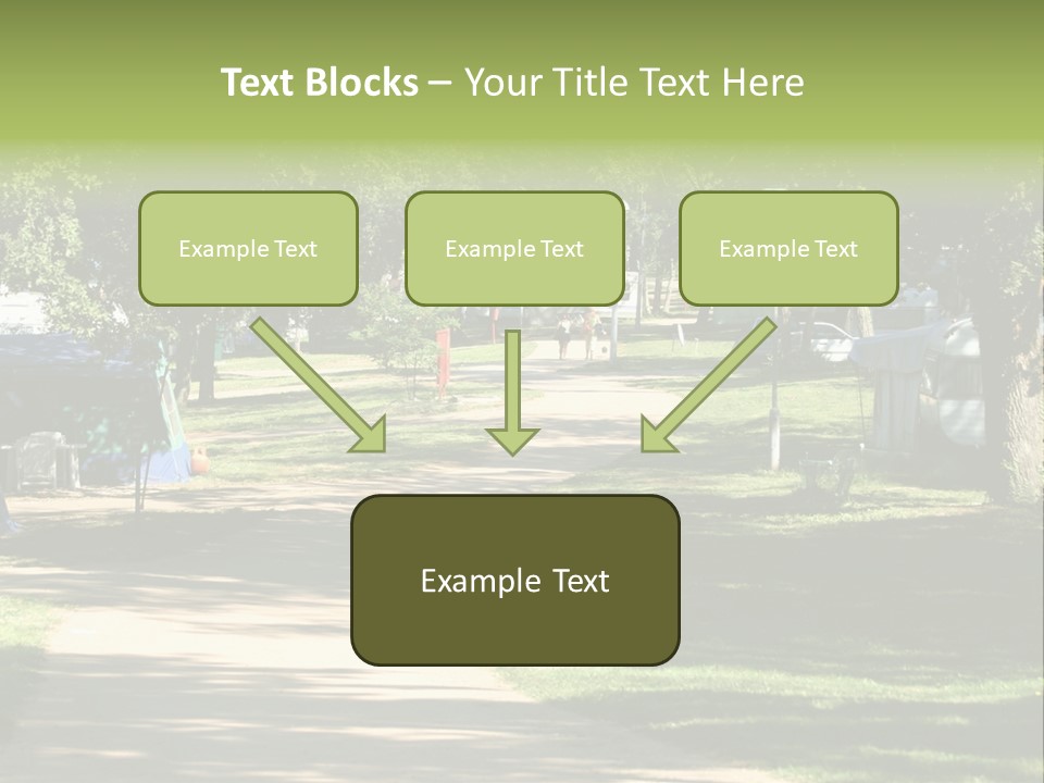 Mountain Camping In Novigrad - Croatia PowerPoint Template