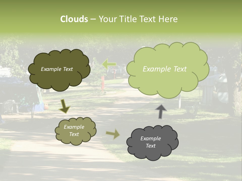 Mountain Camping In Novigrad - Croatia PowerPoint Template