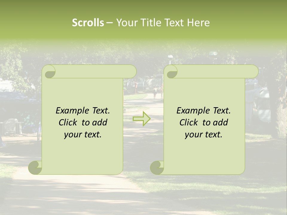 Mountain Camping In Novigrad - Croatia PowerPoint Template