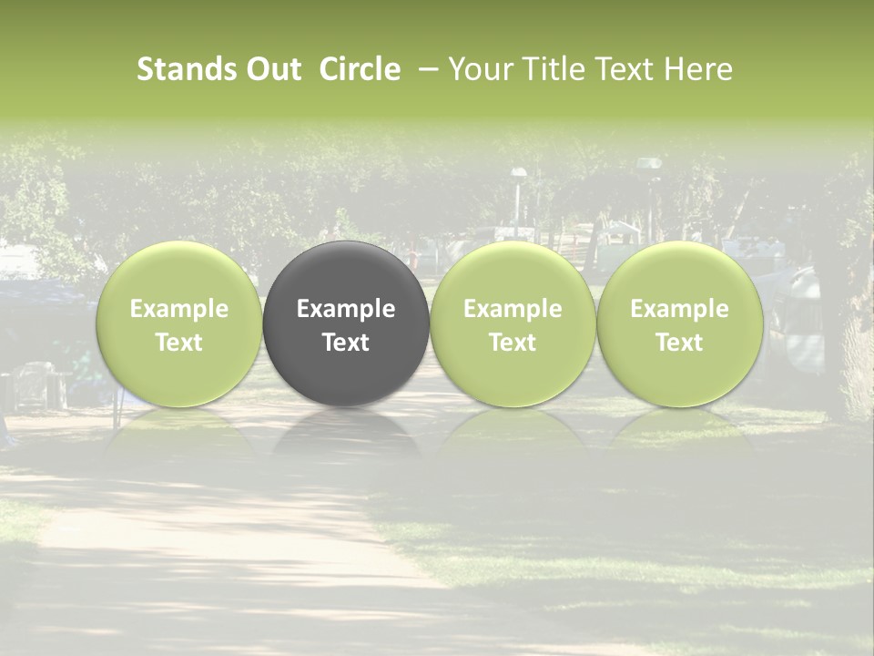 Mountain Camping In Novigrad - Croatia PowerPoint Template