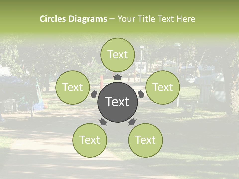 Mountain Camping In Novigrad - Croatia PowerPoint Template