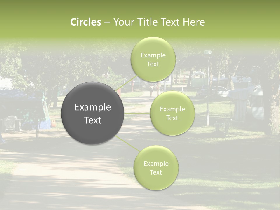 Mountain Camping In Novigrad - Croatia PowerPoint Template