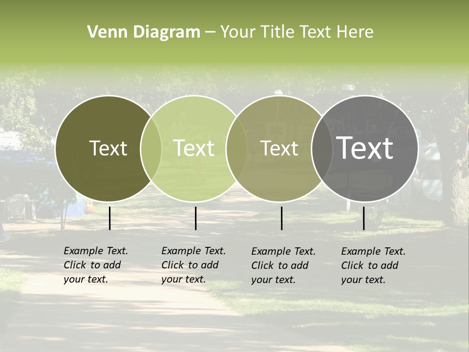 Mountain Camping In Novigrad - Croatia PowerPoint Template