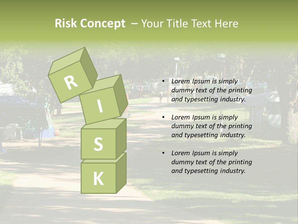 Mountain Camping In Novigrad - Croatia PowerPoint Template