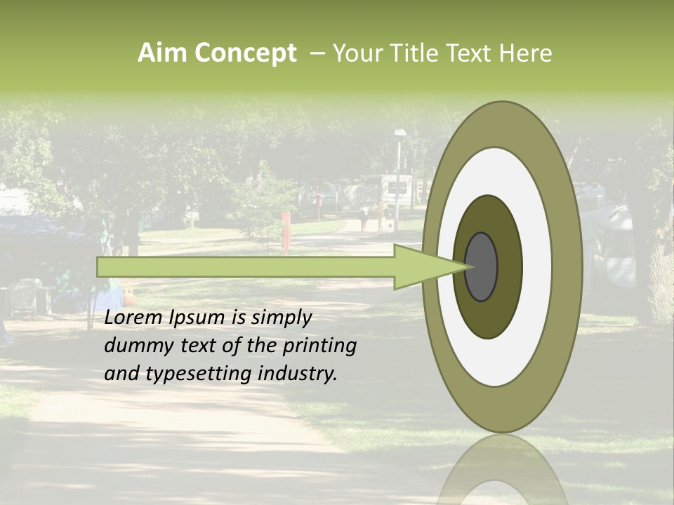 Mountain Camping In Novigrad - Croatia PowerPoint Template