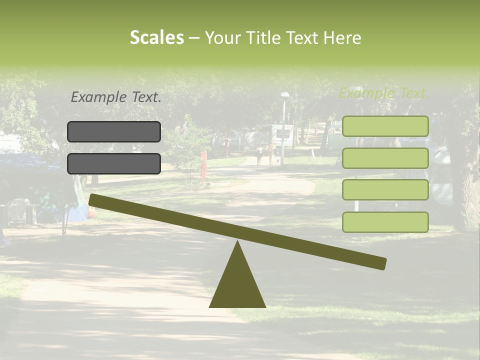 Mountain Camping In Novigrad - Croatia PowerPoint Template