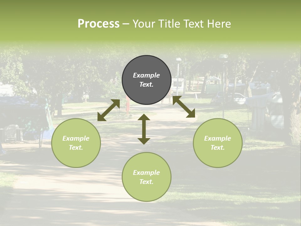 Mountain Camping In Novigrad - Croatia PowerPoint Template