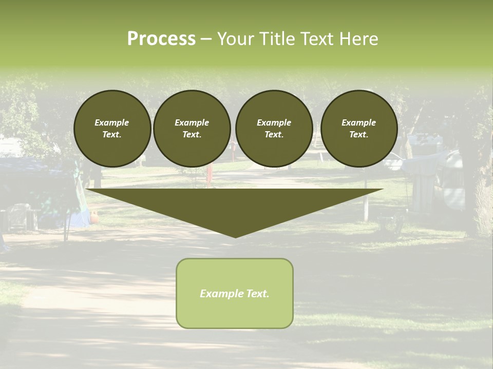 Mountain Camping In Novigrad - Croatia PowerPoint Template