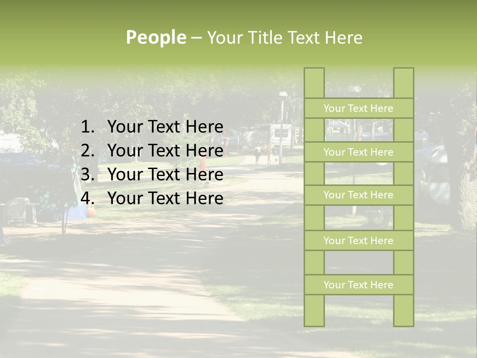 Mountain Camping In Novigrad - Croatia PowerPoint Template