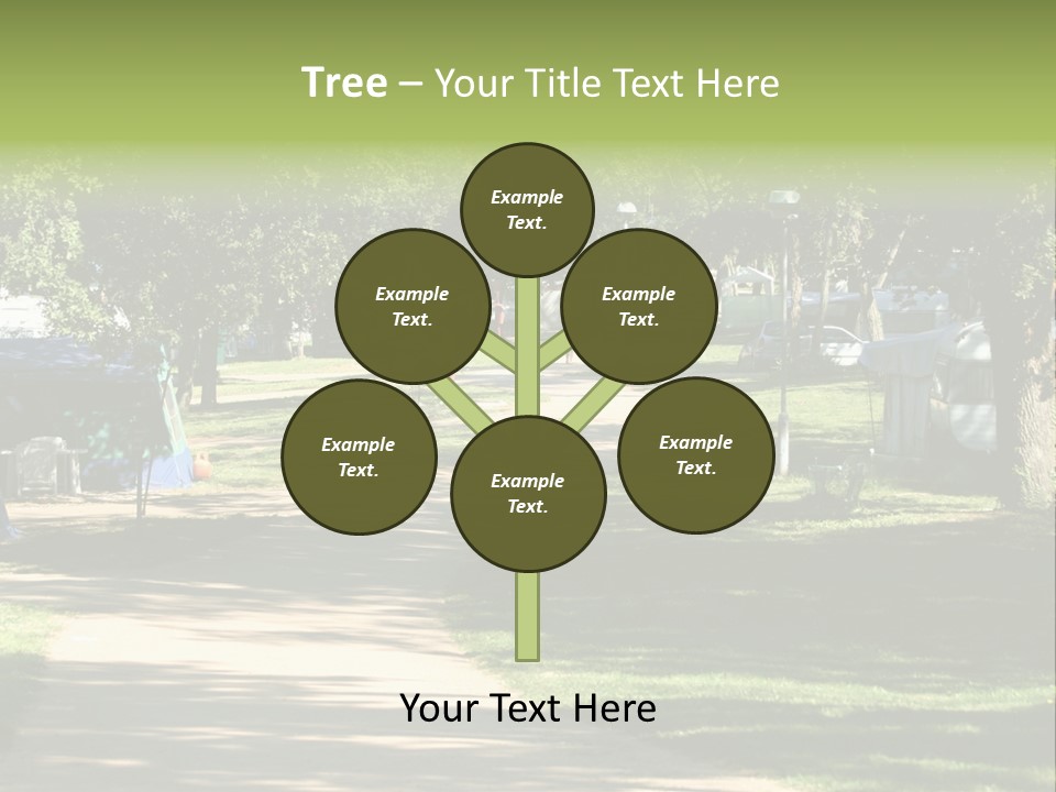 Mountain Camping In Novigrad - Croatia PowerPoint Template