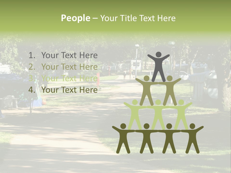 Mountain Camping In Novigrad - Croatia PowerPoint Template