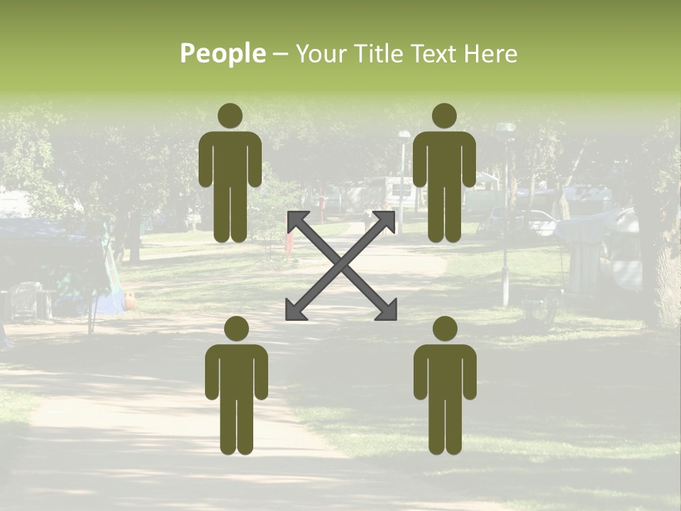 Mountain Camping In Novigrad - Croatia PowerPoint Template