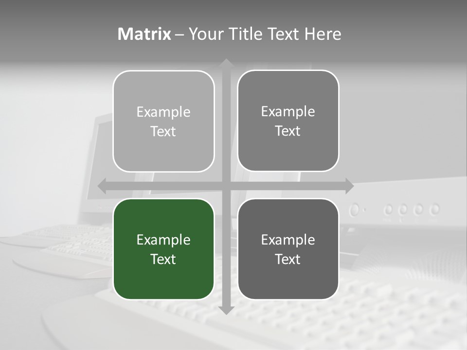 Computer Room Close PowerPoint Template