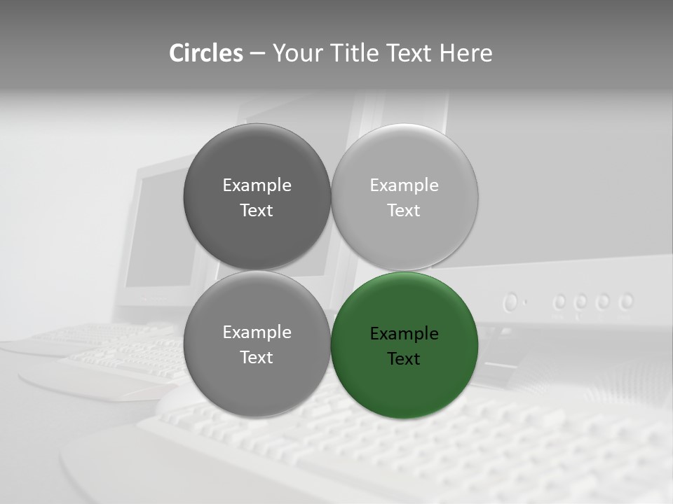 Computer Room Close PowerPoint Template