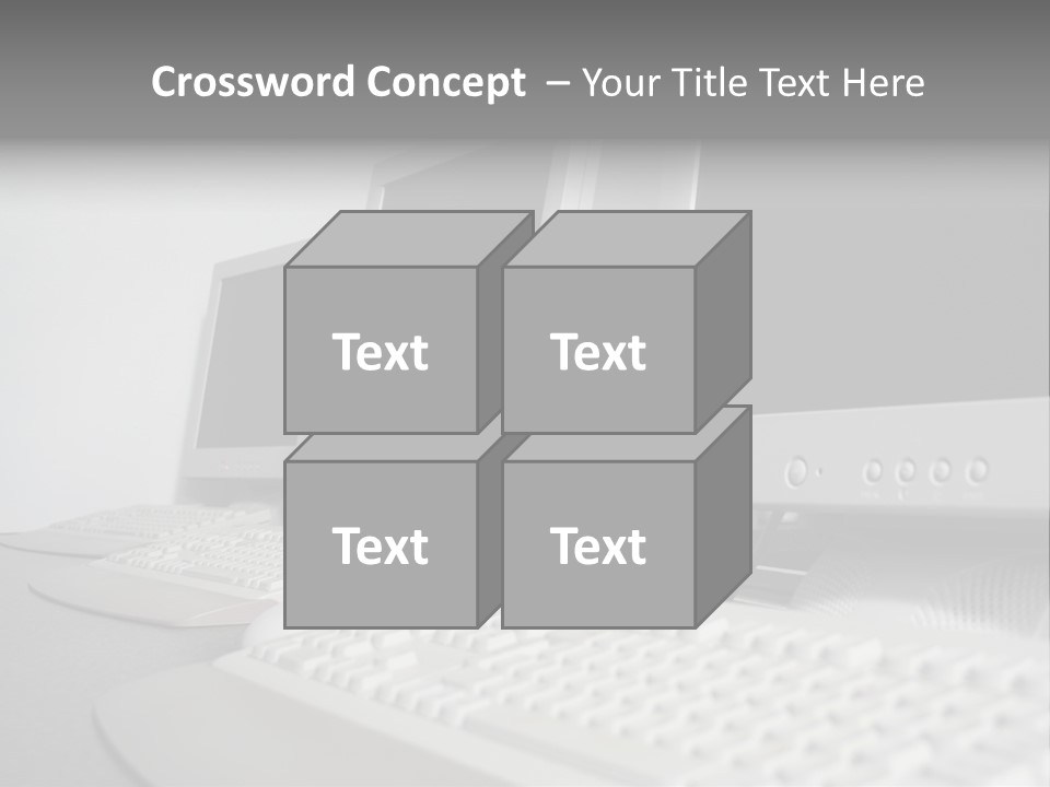 Computer Room Close PowerPoint Template