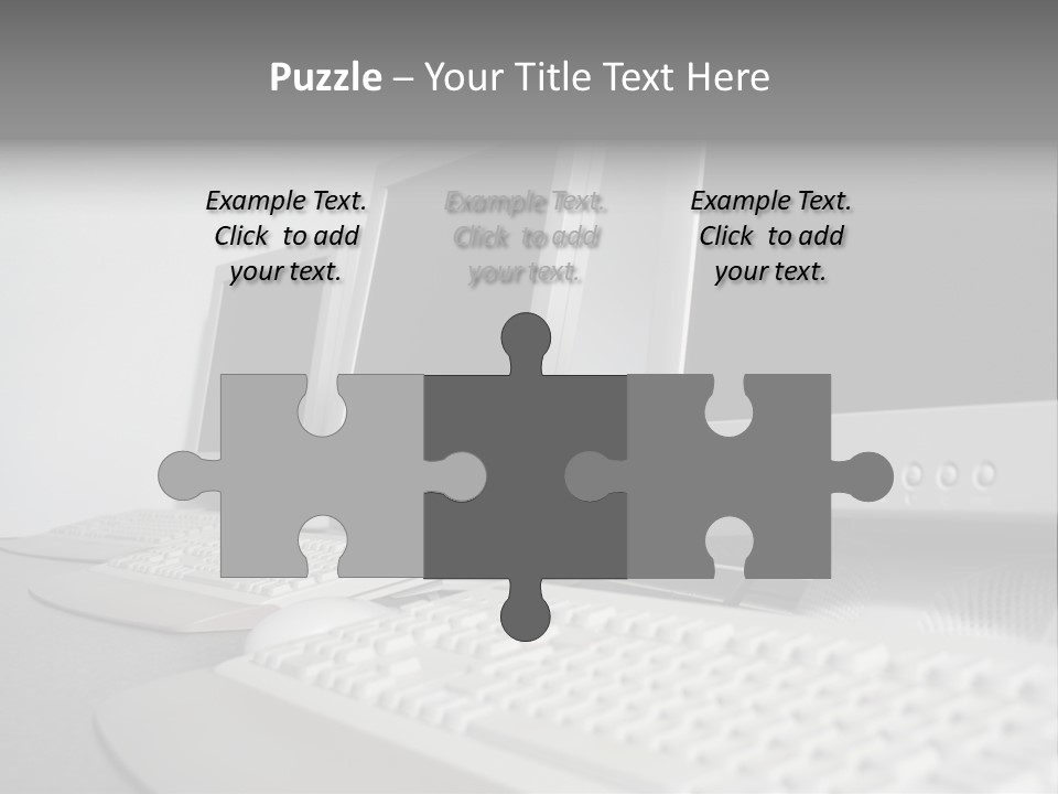 Computer Room Close PowerPoint Template