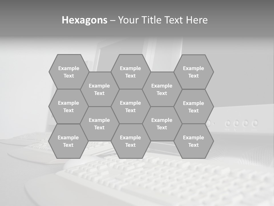 Computer Room Close PowerPoint Template
