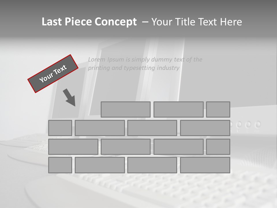 Computer Room Close PowerPoint Template