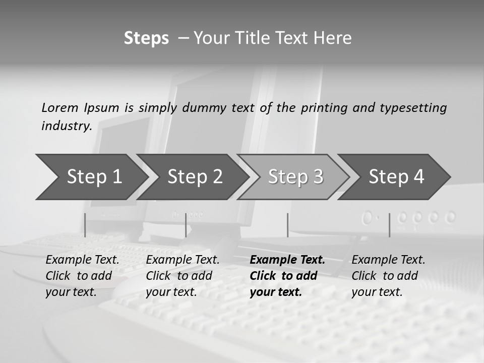 Computer Room Close PowerPoint Template