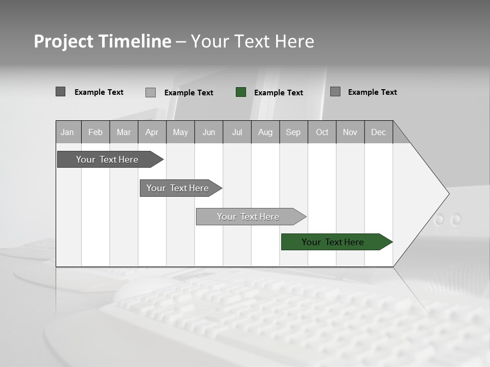 Computer Room Close PowerPoint Template