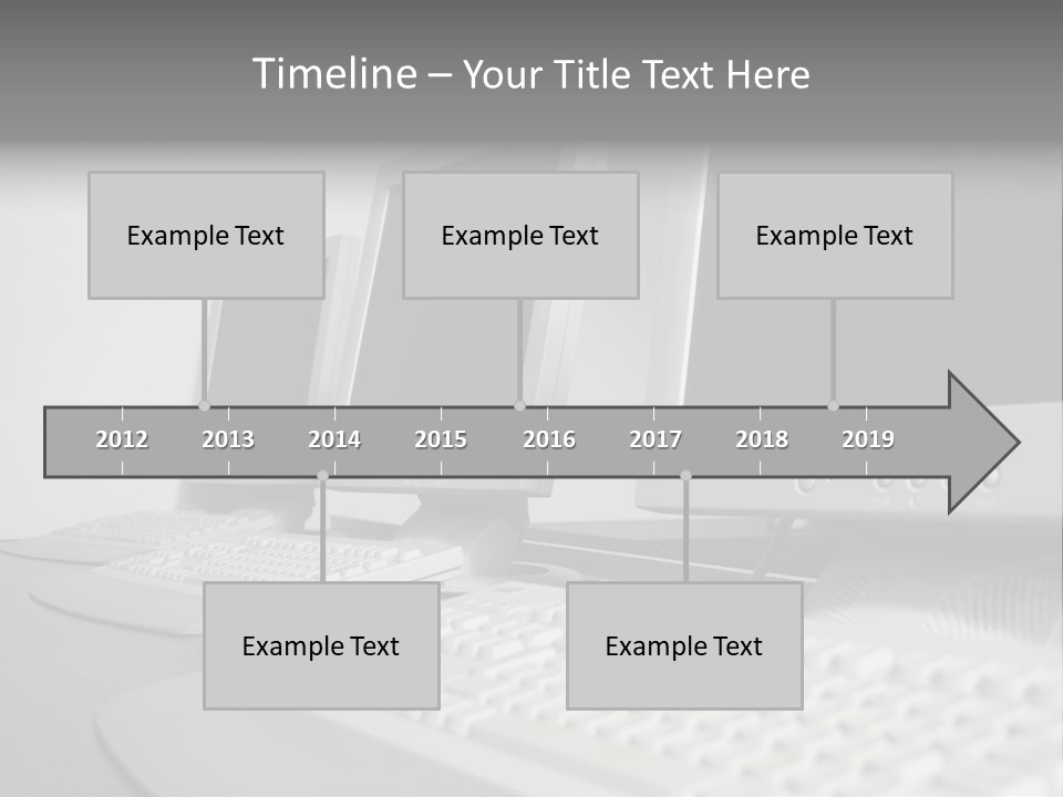 Computer Room Close PowerPoint Template