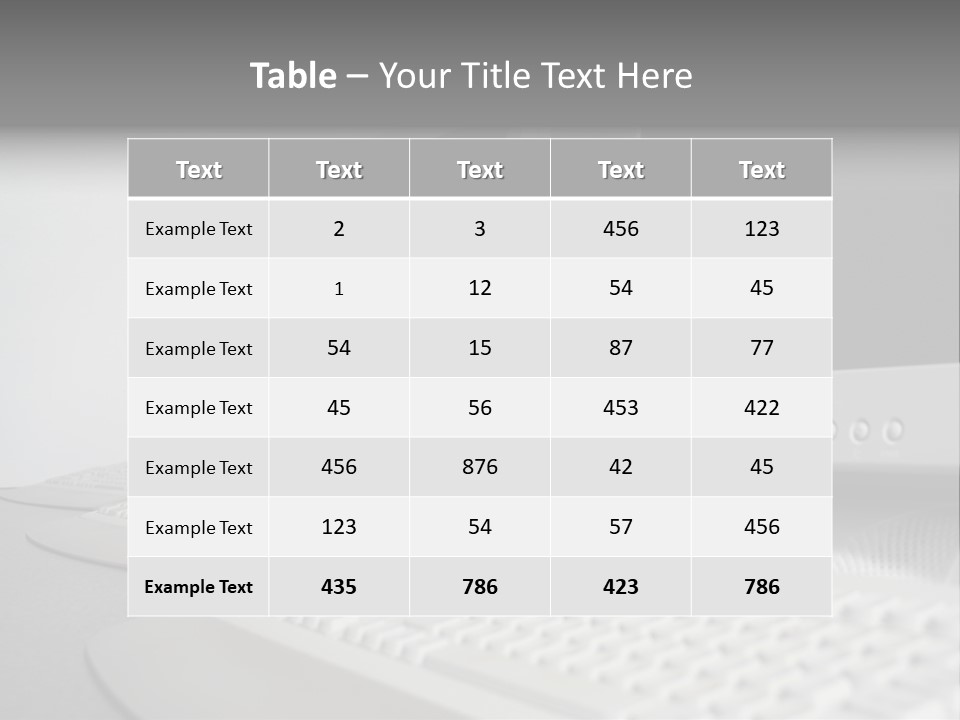 Computer Room Close PowerPoint Template