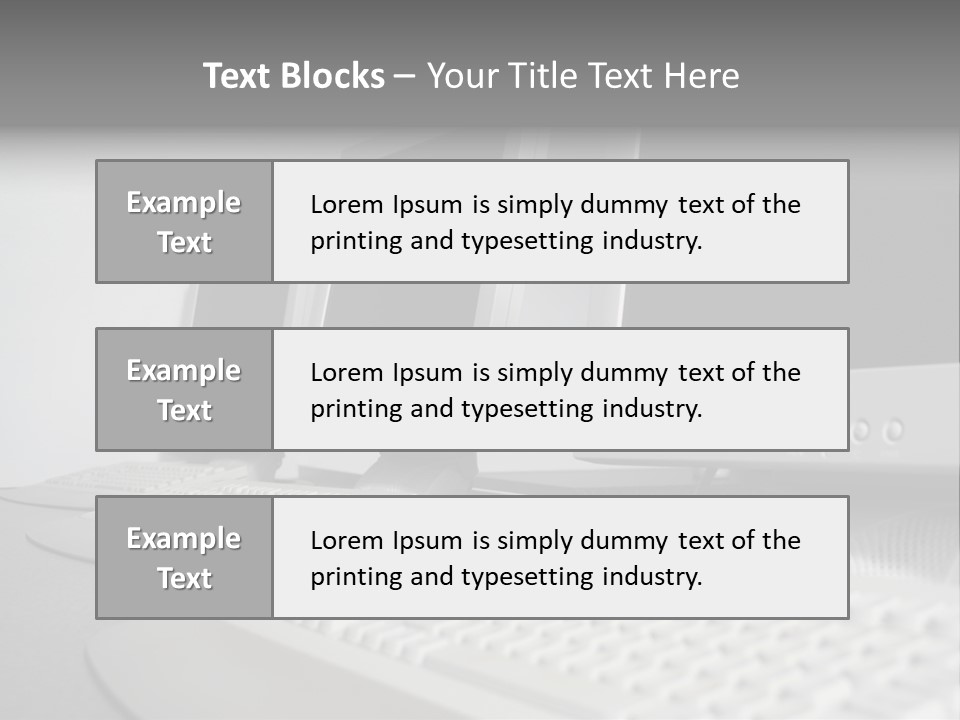 Computer Room Close PowerPoint Template