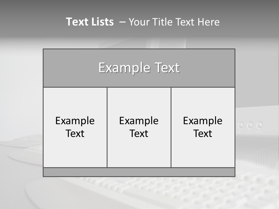 Computer Room Close PowerPoint Template