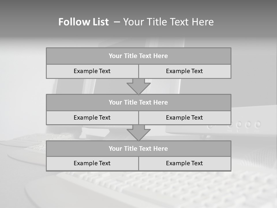 Computer Room Close PowerPoint Template