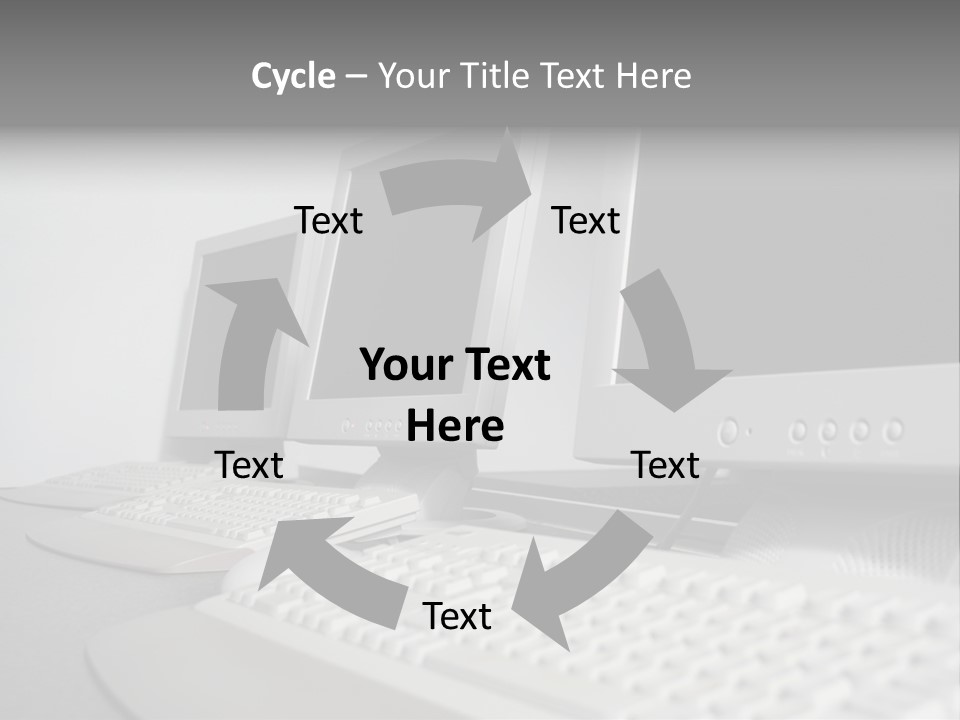 Computer Room Close PowerPoint Template