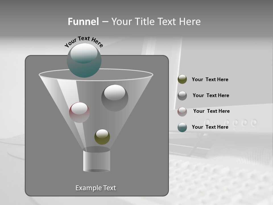 Computer Room Close PowerPoint Template