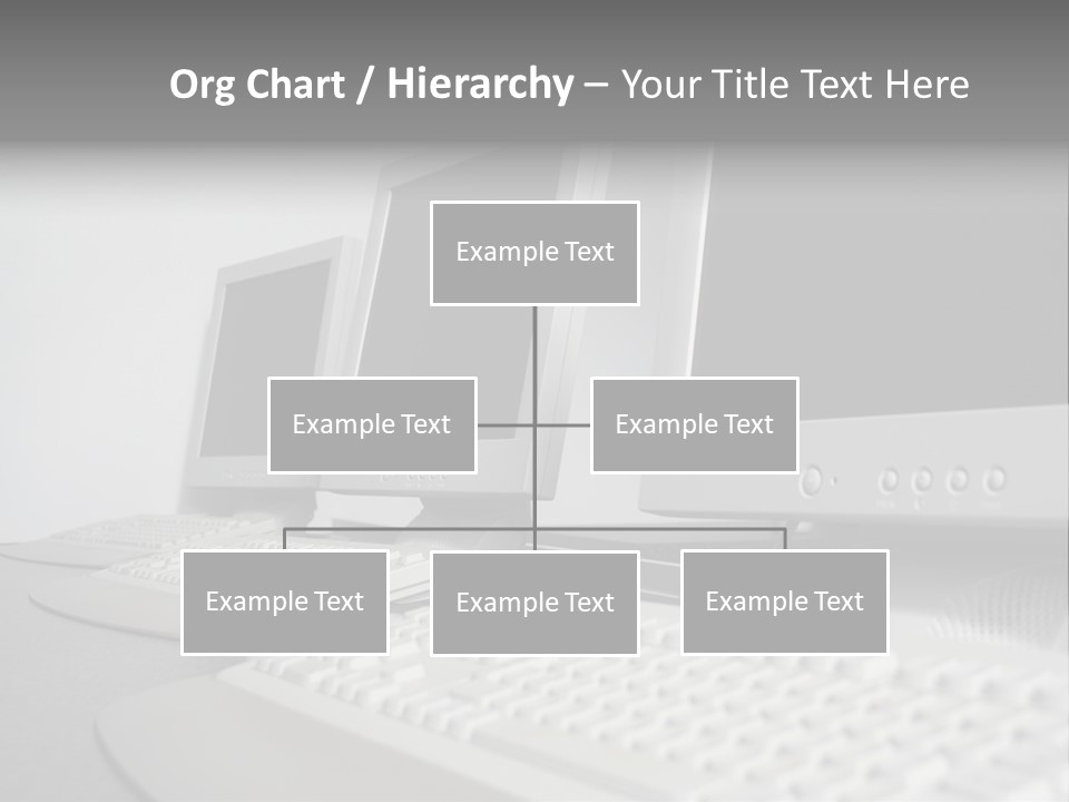 Computer Room Close PowerPoint Template