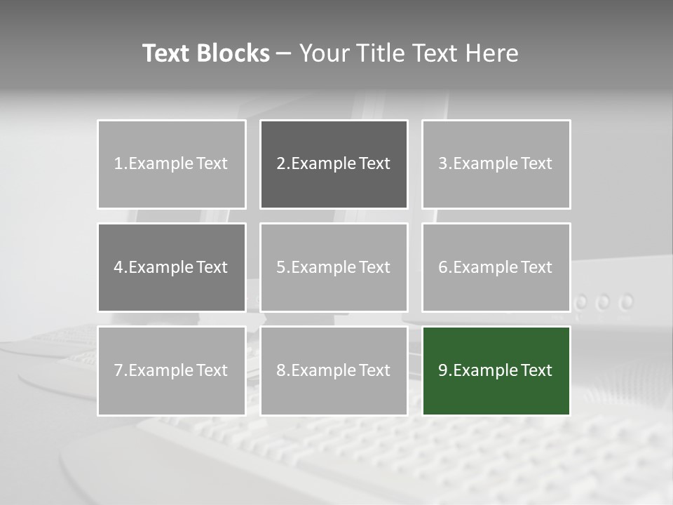 Computer Room Close PowerPoint Template