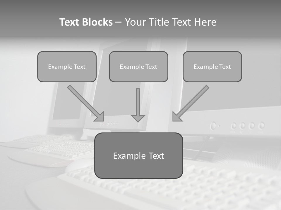 Computer Room Close PowerPoint Template