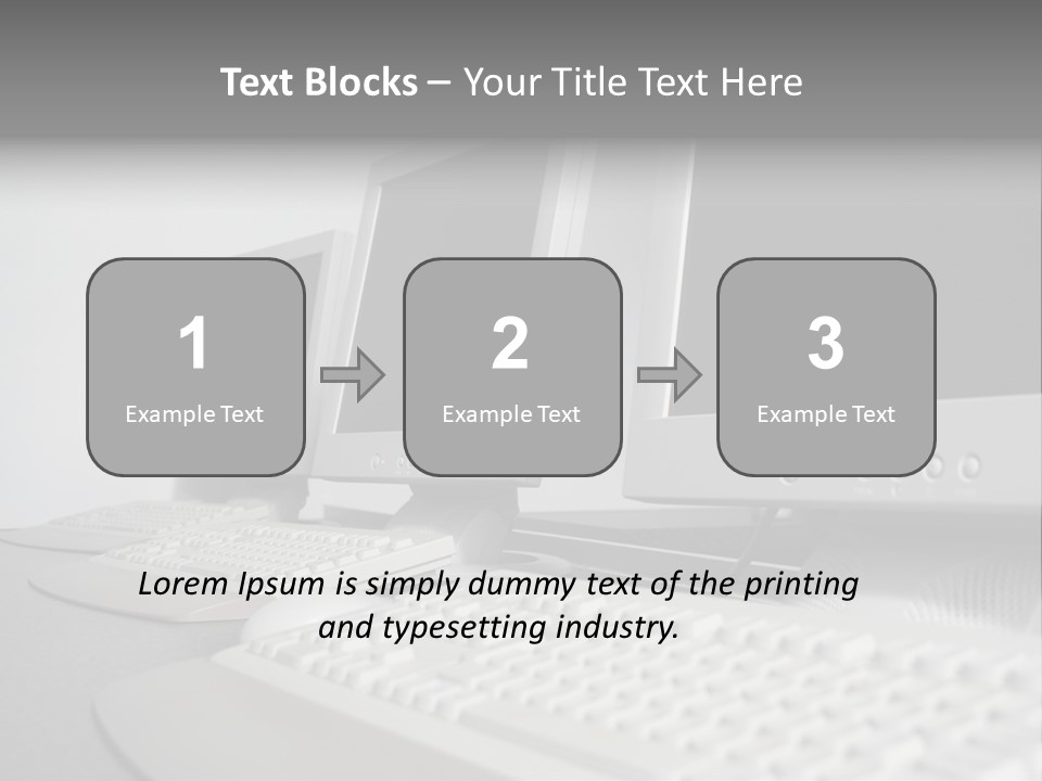 Computer Room Close PowerPoint Template