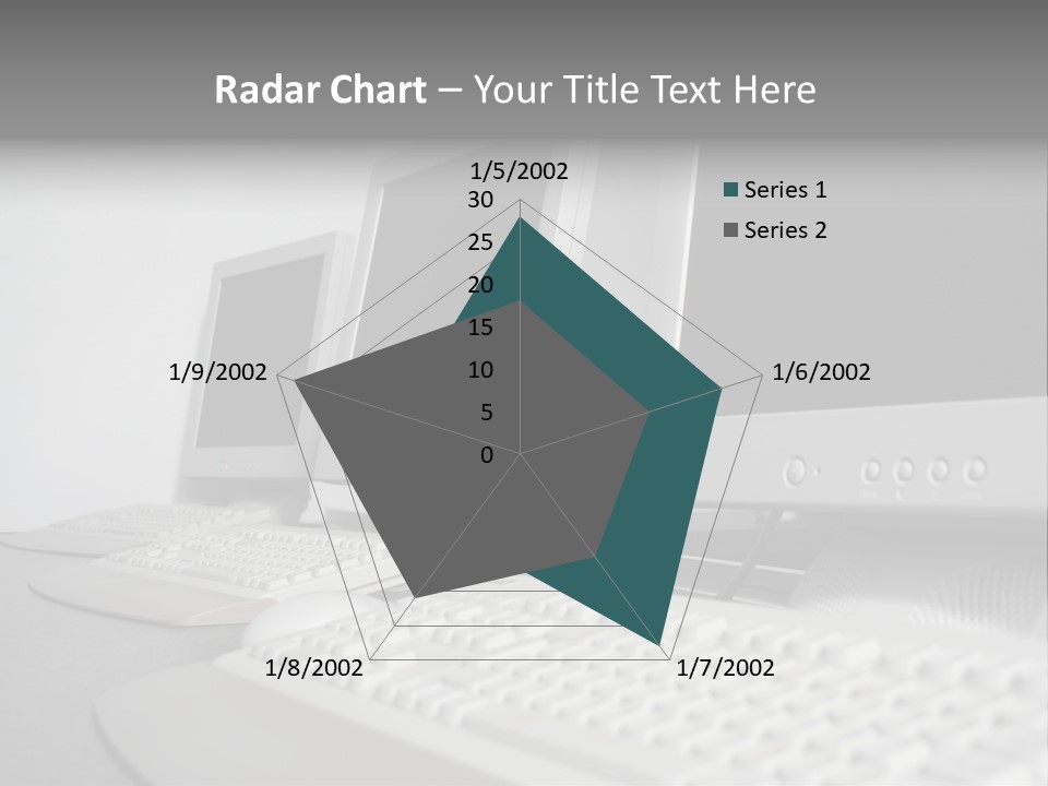 Computer Room Close PowerPoint Template