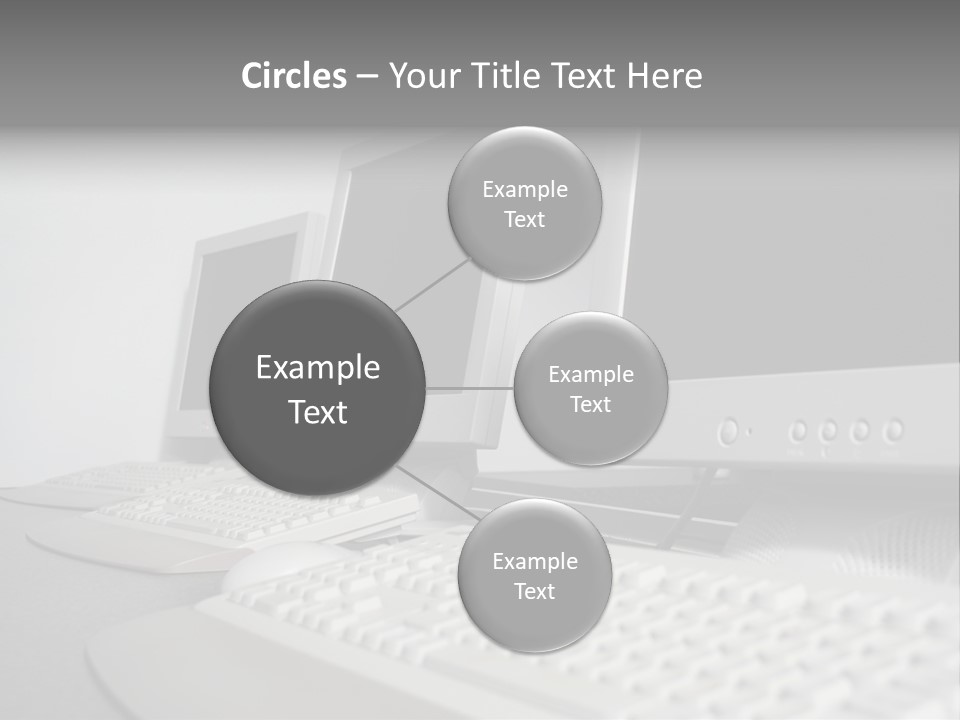 Computer Room Close PowerPoint Template