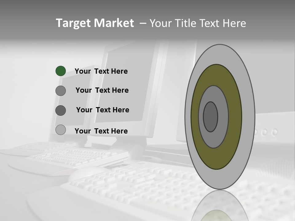 Computer Room Close PowerPoint Template