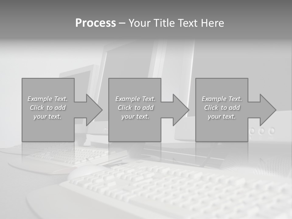 Computer Room Close PowerPoint Template