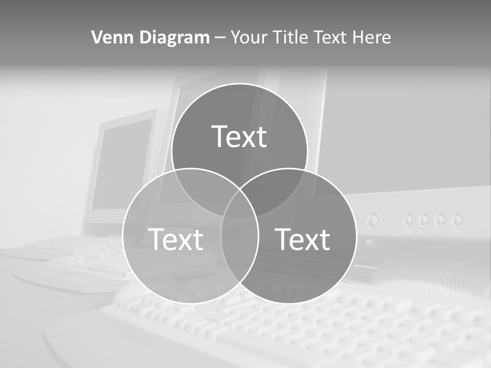 Computer Room Close PowerPoint Template