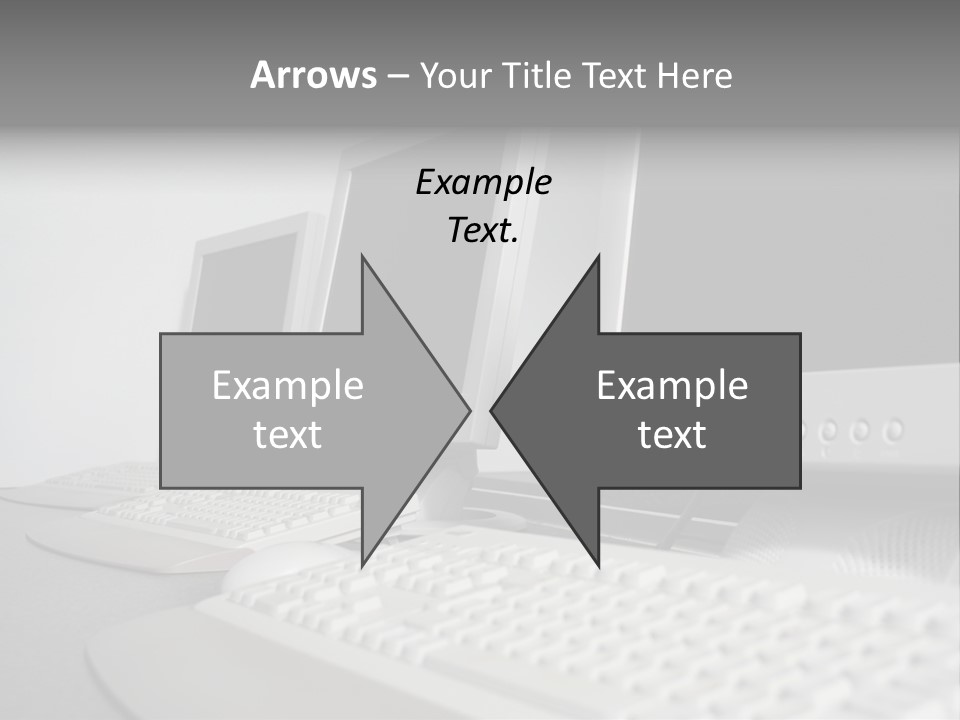 Computer Room Close PowerPoint Template