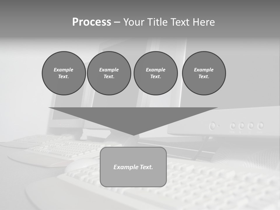 Computer Room Close PowerPoint Template
