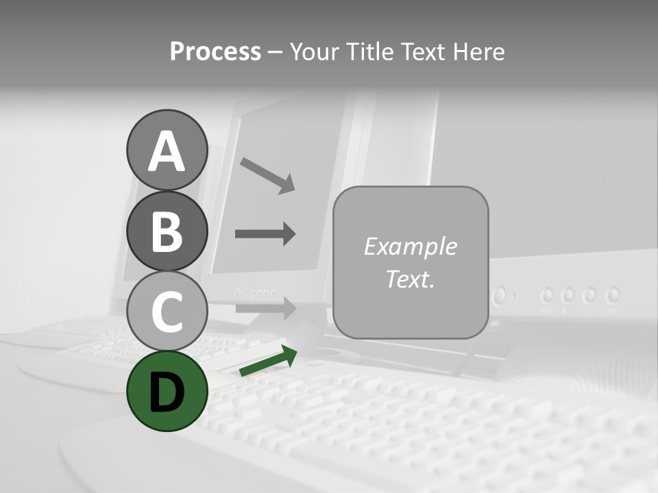 Computer Room Close PowerPoint Template