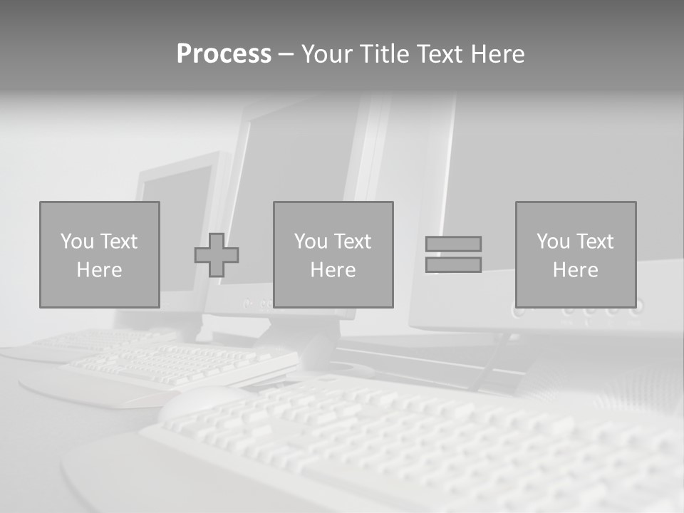 Computer Room Close PowerPoint Template