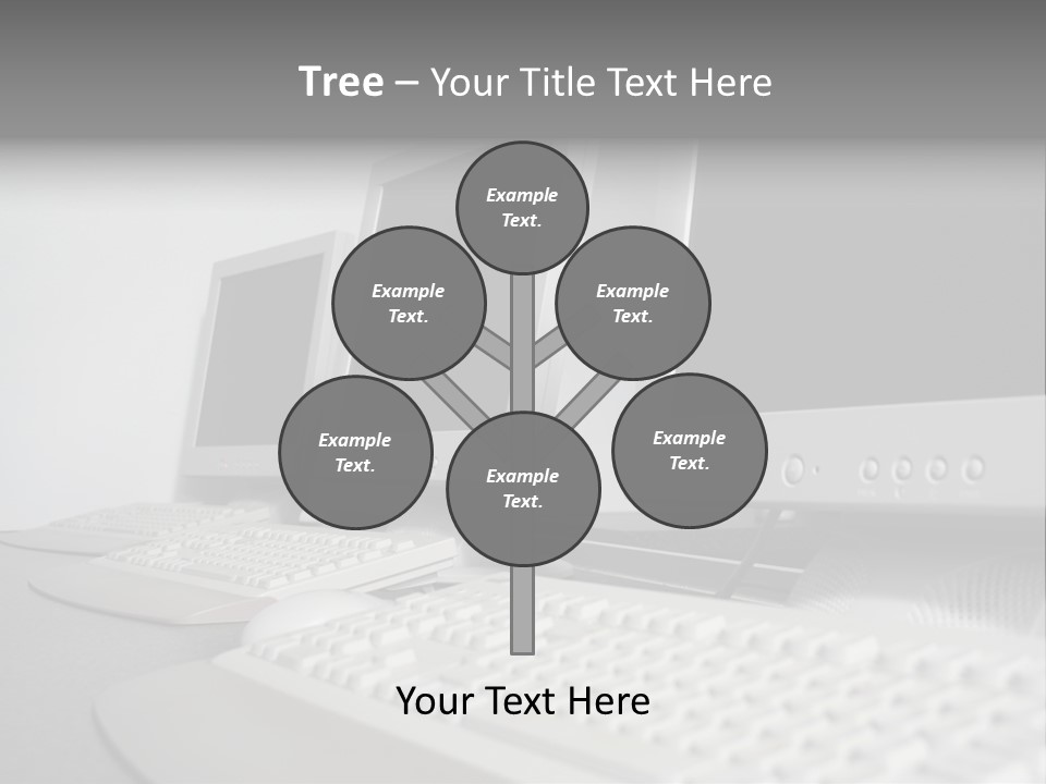 Computer Room Close PowerPoint Template