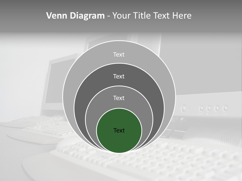 Computer Room Close PowerPoint Template