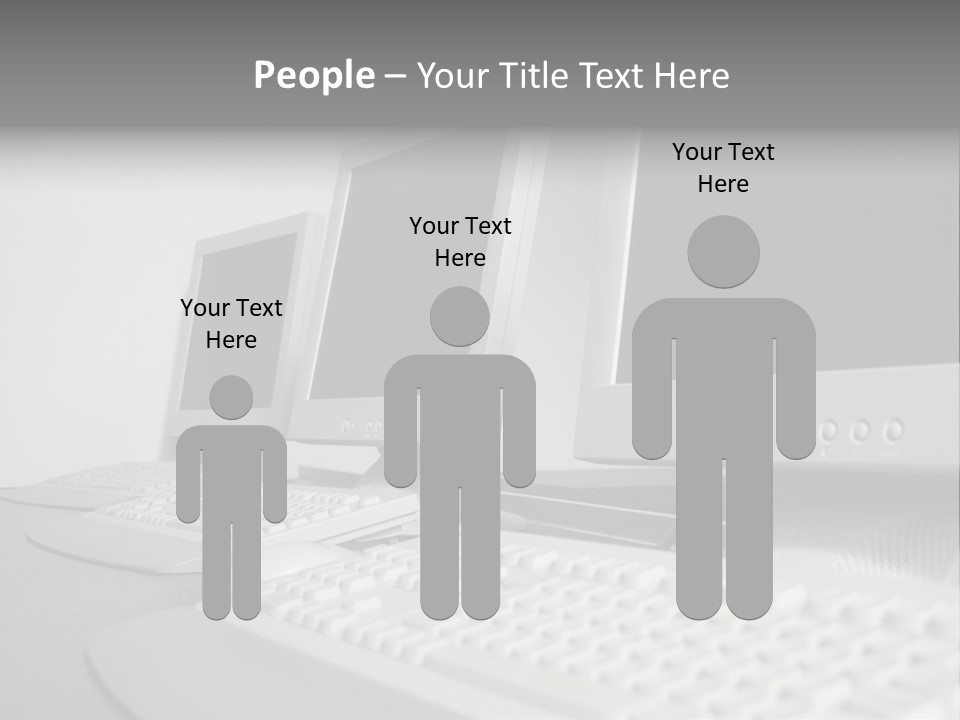 Computer Room Close PowerPoint Template