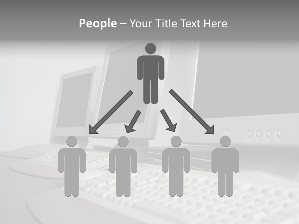 Computer Room Close PowerPoint Template